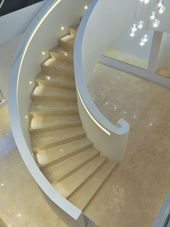 Elite Metalcraft Project Helical Staircase And Glass Balustrade